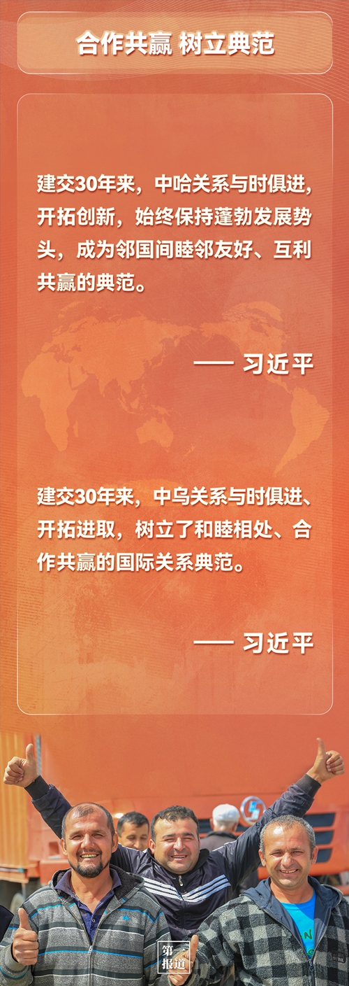 第一報(bào)道 | 建交三十年，習(xí)主席這樣評(píng)價(jià)與中亞五國(guó)關(guān)系