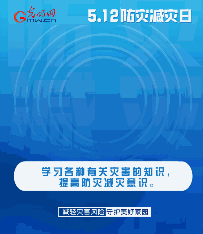 【動(dòng)態(tài)海報(bào)】減輕災(zāi)害風(fēng)險(xiǎn)，從這10個(gè)字開始