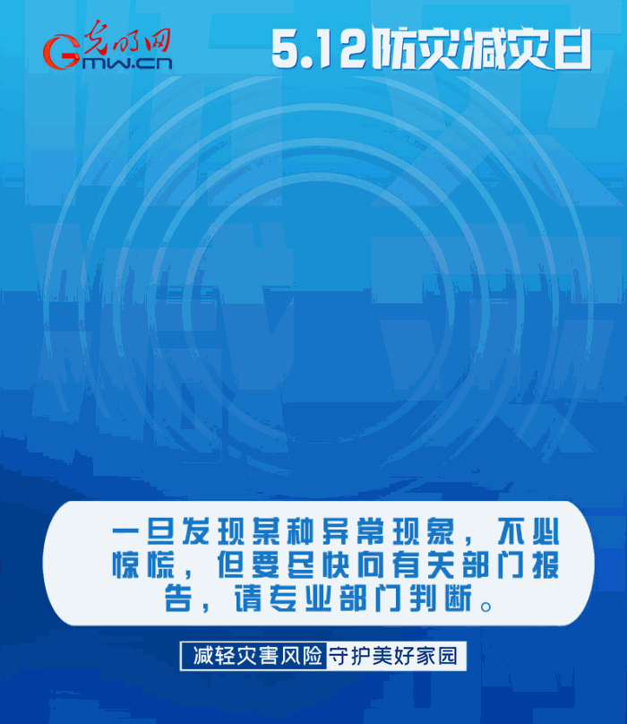 【動(dòng)態(tài)海報(bào)】減輕災(zāi)害風(fēng)險(xiǎn)，從這10個(gè)字開始