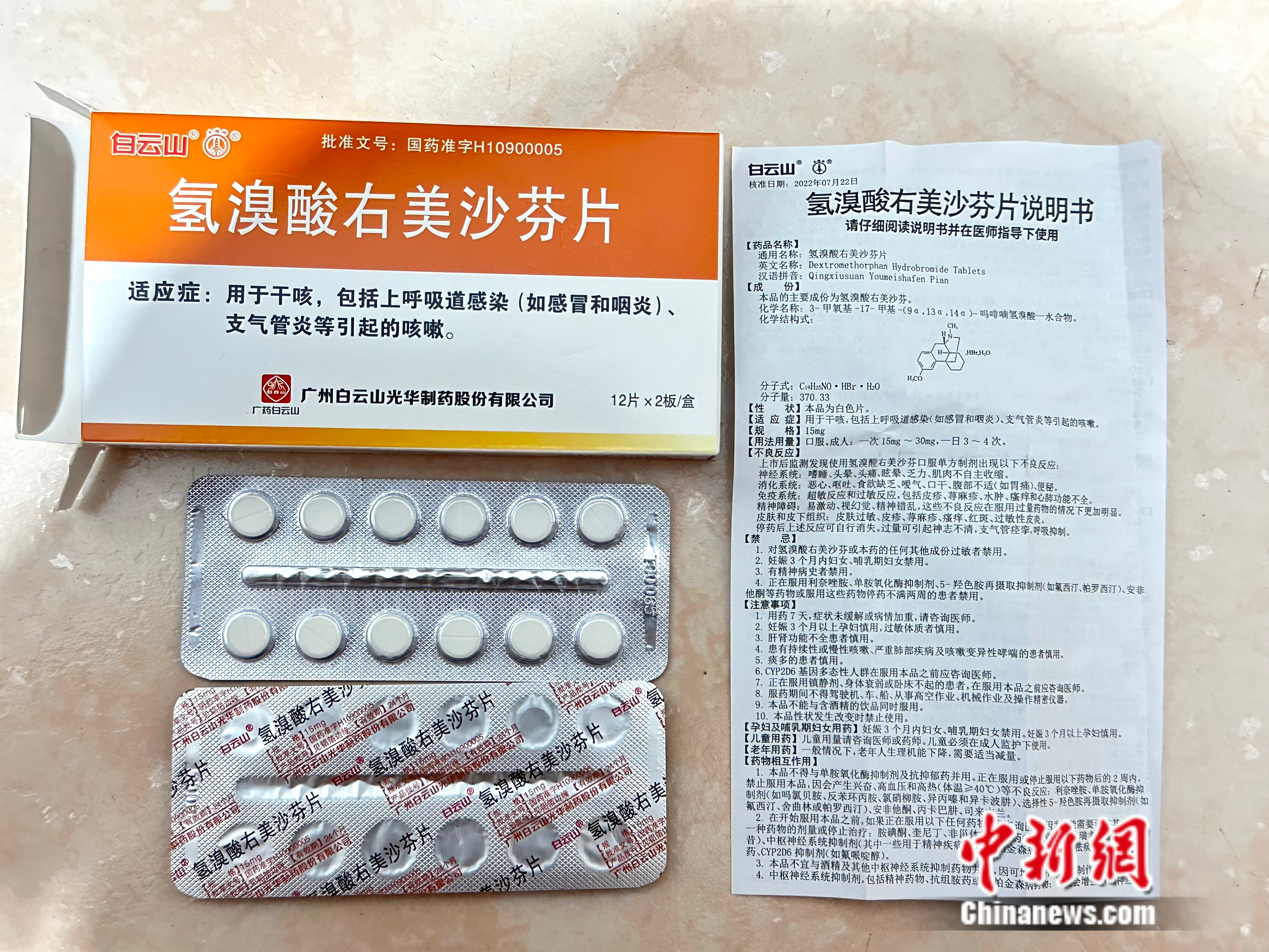 右美沙芬。受訪者供圖