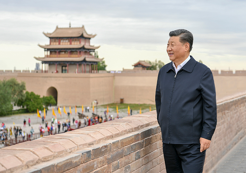 2019年8月20日，習近平總書記來到甘肅嘉峪關關城，登上城樓察看關城整體面貌，聽取河西走廊長城、關隘歷史文化情況介紹。